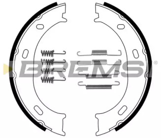 Комплект тормозных колодок, стояночная тормозная система BREMSI GF0306-1