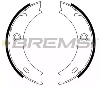 Комлект тормозных накладок BREMSI GF0307