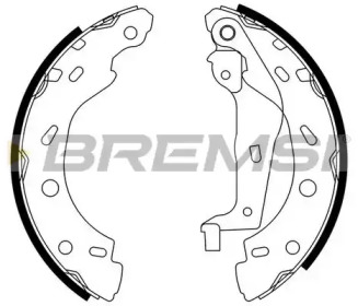 Комлект тормозных накладок BREMSI GF0308