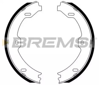 Комлект тормозных накладок BREMSI GF0312