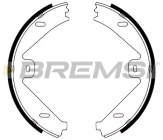 Комлект тормозных накладок BREMSI GF0319