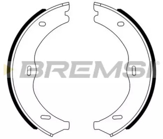 Комлект тормозных накладок BREMSI GF0320