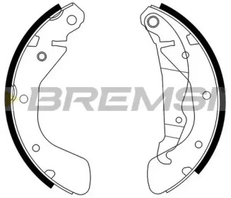 Комлект тормозных накладок BREMSI GF0354