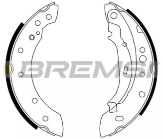 Комлект тормозных накладок BREMSI GF0391