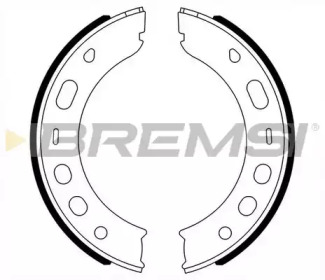 Комлект тормозных накладок BREMSI GF0399