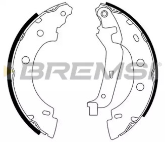 Комлект тормозных накладок BREMSI GF0400