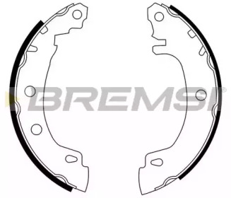 Комлект тормозных накладок BREMSI GF0405