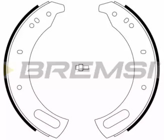 Комплект тормозных колодок BREMSI GF0443