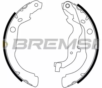 Комлект тормозных накладок BREMSI GF0447