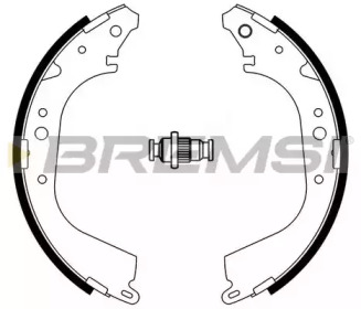 Комлект тормозных накладок BREMSI GF0555