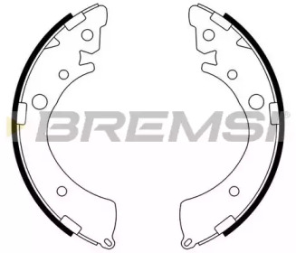 Комлект тормозных накладок BREMSI GF0709