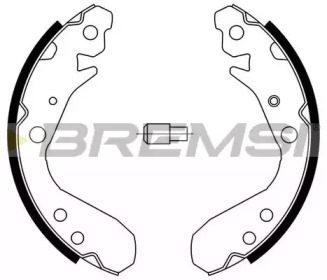 Комлект тормозных накладок BREMSI GF0714