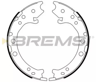 Комлект тормозных накладок BREMSI GF0715