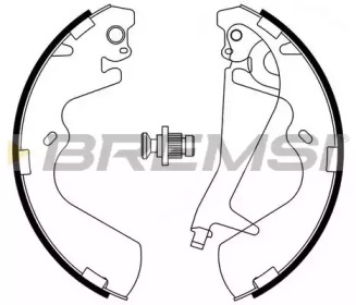 Комлект тормозных накладок BREMSI GF0743