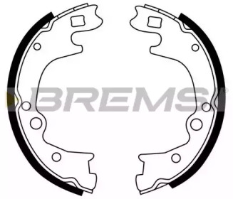 Комлект тормозных накладок BREMSI GF0748