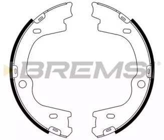 Комлект тормозных накладок BREMSI GF0769