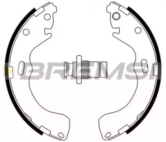 Комлект тормозных накладок BREMSI GF0794