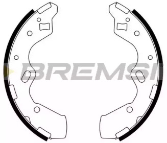 Комлект тормозных накладок BREMSI GF0796