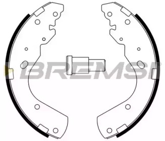 Комлект тормозных накладок BREMSI GF0797