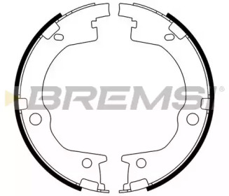 Комлект тормозных накладок BREMSI GF0803