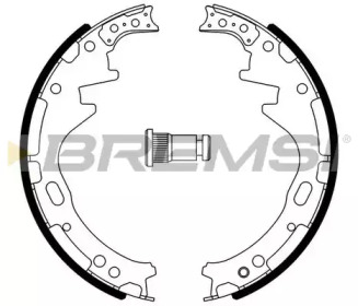 Комлект тормозных накладок BREMSI GF0857