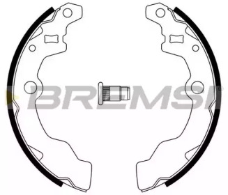 Комлект тормозных накладок BREMSI GF0882A