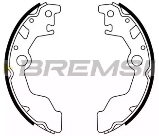 Комлект тормозных накладок BREMSI GF0888