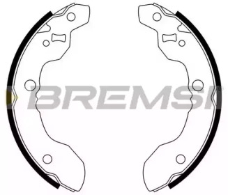 Комлект тормозных накладок BREMSI GF0921