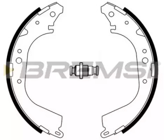 Комлект тормозных накладок BREMSI GF0937A