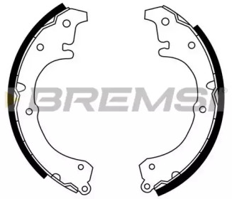 Комлект тормозных накладок BREMSI GF0945