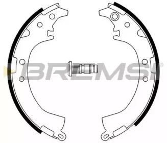 Комлект тормозных накладок BREMSI GF0948