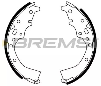 Комлект тормозных накладок BREMSI GF0959