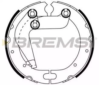 Комлект тормозных накладок BREMSI GF0963