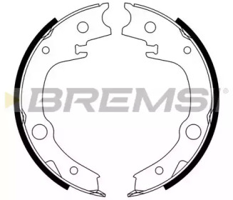 Комлект тормозных накладок BREMSI GF0966