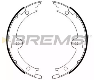 Комлект тормозных накладок BREMSI GF0974