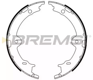 Комлект тормозных накладок BREMSI GF0979