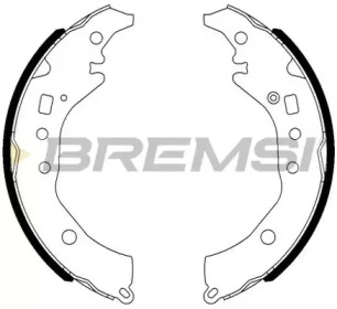 Комлект тормозных накладок BREMSI GF0984