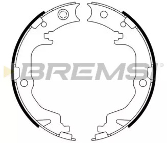 Комлект тормозных накладок BREMSI GF4886