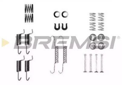 Комплектующие, тормозная колодка BREMSI SK0010