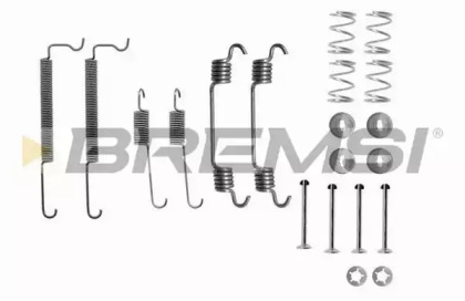 Комплектующие, тормозная колодка BREMSI SK0710