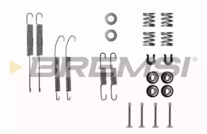 Комплектующие, тормозная колодка BREMSI SK0718