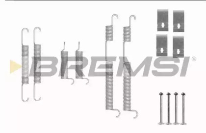 Комплектующие, тормозная колодка BREMSI SK0844