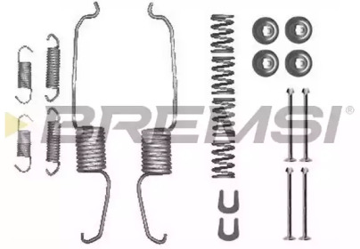 Комплектующие, тормозная колодка BREMSI SK0853