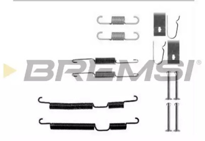 Комплектующие, тормозная колодка BREMSI SK0885