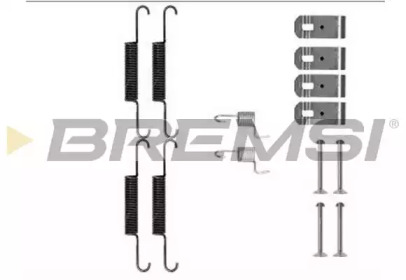 Комплектующие, тормозная колодка BREMSI SK0895