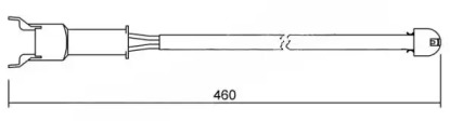 Сигнализатор, износ тормозных колодок BREMSI WI0572