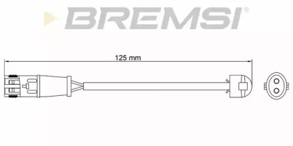 Контакт BREMSI WI0634