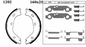 Комлект тормозных накладок BSF 01202K
