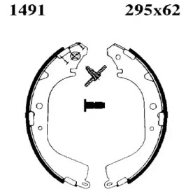Комлект тормозных накладок BSF 01491