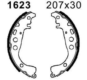 Комлект тормозных накладок BSF 01623